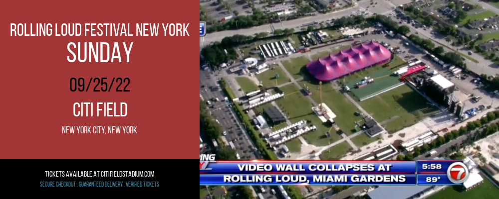 Rolling Loud Festival New York - Sunday at Citi Field tickets Rolling Loud Festival New York - Sunday at Citi Field