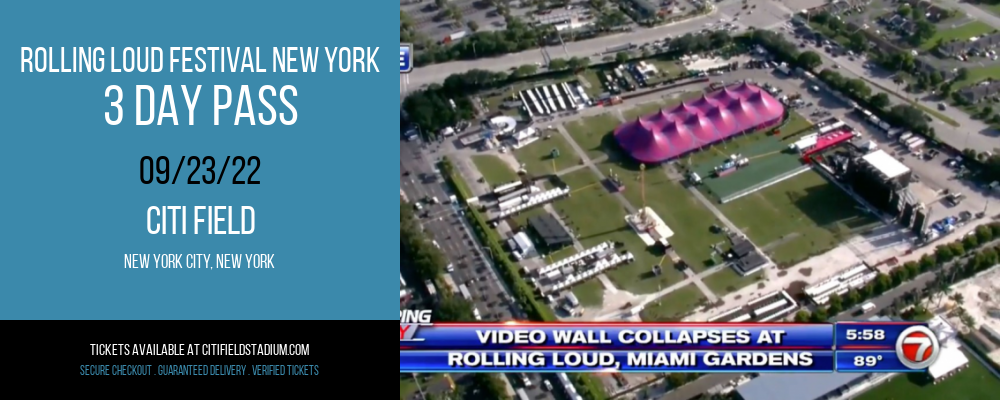 Rolling Loud Festival New York - 3 Day Pass at Citi Field