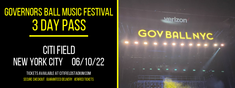 Governors Ball Music Festival - 3 Day Pass at Citi Field