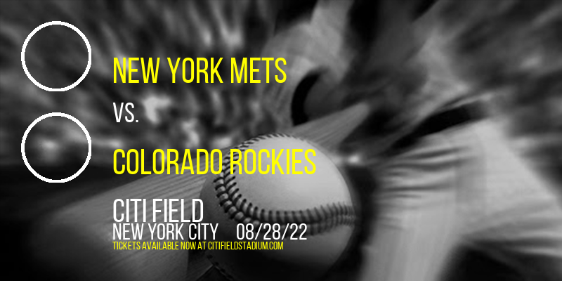 New York Mets vs. Colorado Rockies at Citi Field tickets New York Mets vs. Colorado Rockies at Citi Field
